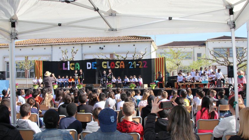 Una competició de glosa a l'Escola Puigd'Arques