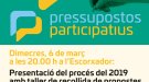 Engega la 4a edició dels pressupostos participatius a Cassà de la Selva