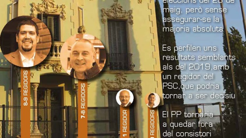 Portada de la revista Llumiguia que publica aquesta enquesta electoral