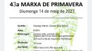 Aquest diumenge, la 43a Marxa de Primavera