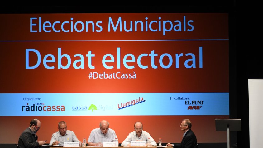 Una imatge del debat de fa quatre anys
