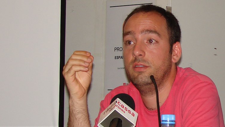 David Vila, quan era regidor de l'Ajuntament de Cassà