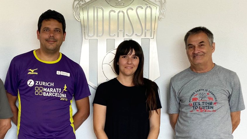 Representants de les dues entitats, després de la trobada