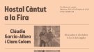 Aquest octubre, l'Hostal Càntut es trasllada a la Fira de Manresa