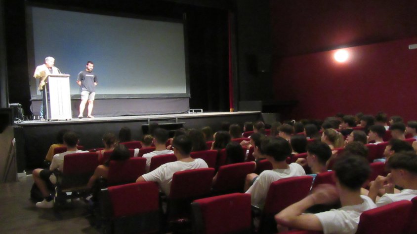 Un moment de l'acte, celebrat a la Sala Centre Recreatiu