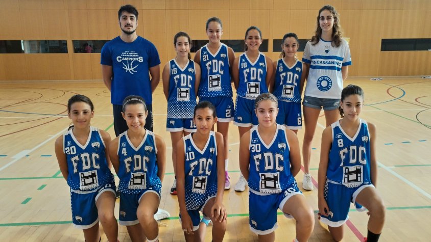 L'equip infantil femení de 1r any