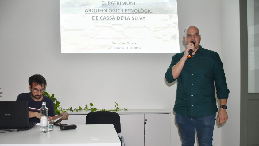 El regidor de cultura, Joan Casabó, va presentar l'acte