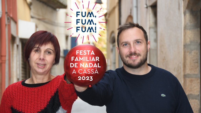 Els regidors Cristina Castanyé i Àlex Font presenten el Fum, Fum, Fum d'enguany