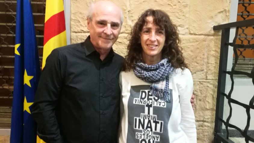 Sílvia Simon, amb Martí Vallès
