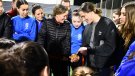 Laia Codina celebra els seus  títols amb la UD Cassà