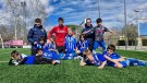 Jornada futbolística a mig gas per culpa de la pluja