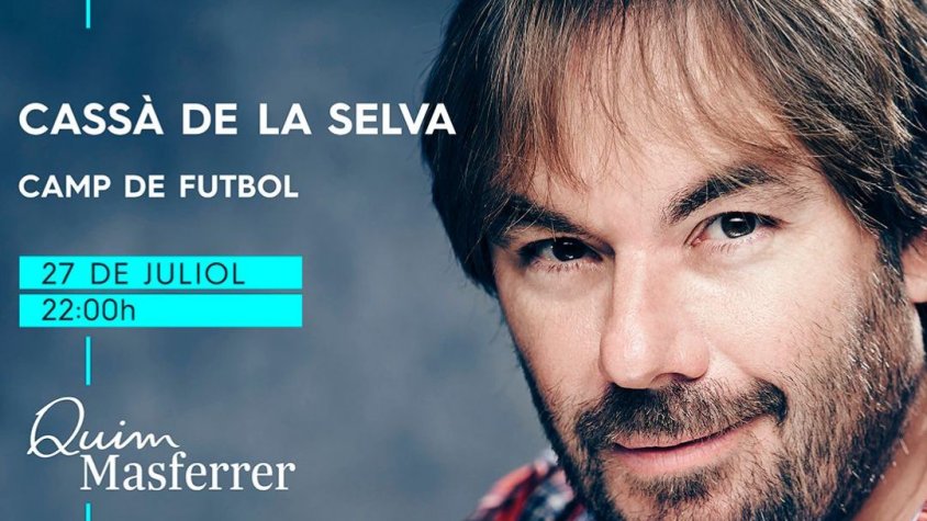 Quim Masferrer tornarà a Cassà el 27 de juliol
