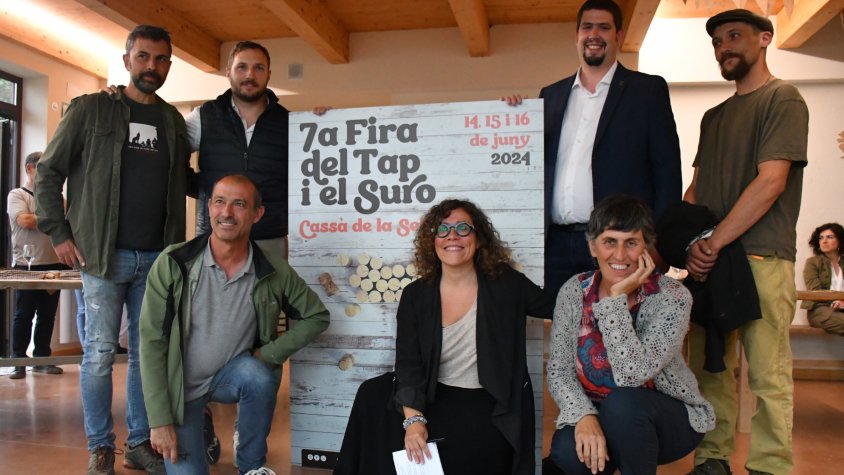 Diversos moments de la presentació de la Fira
