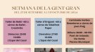 Setmana d’activitats per celebrar el dia internacional de la Gent Gran 