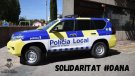 Suport de la policia local de Cassà als damnificats de València