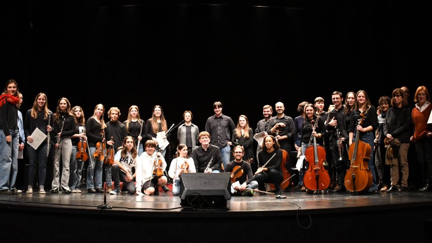Foto de grup dels actuants