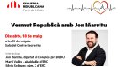 Vermut republicà, dissabte amb Jon Iñarritu, diputat de Bildu al Congrés