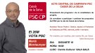 El PSC presenta dissabte el seu programa electoral