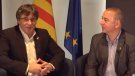Carles Puigdemont dona suport al candidat cassanenc Robert Mundet 