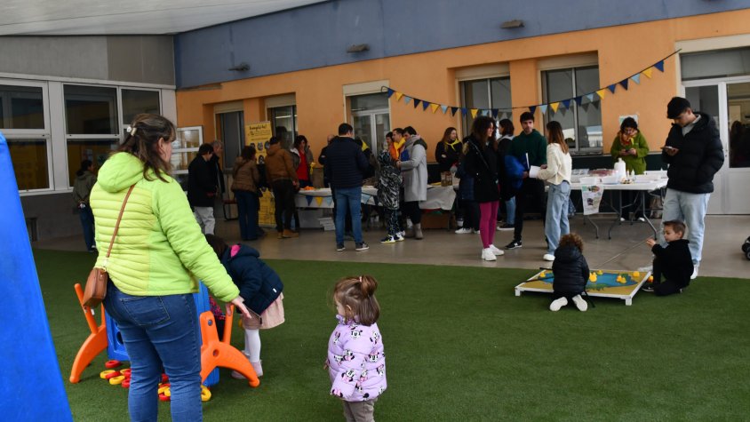 Imatges de la jornada de portes obertes aquest matí a La Salle Cassà