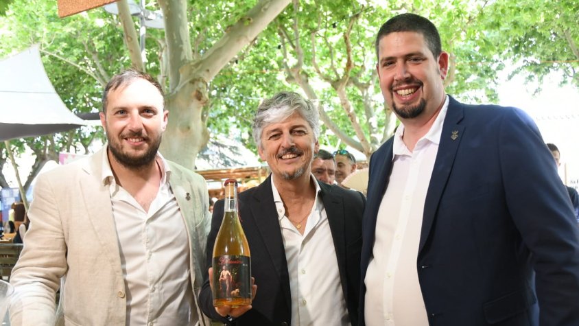 Diverses imatges de la inauguració de la fira i visita de les autoritats