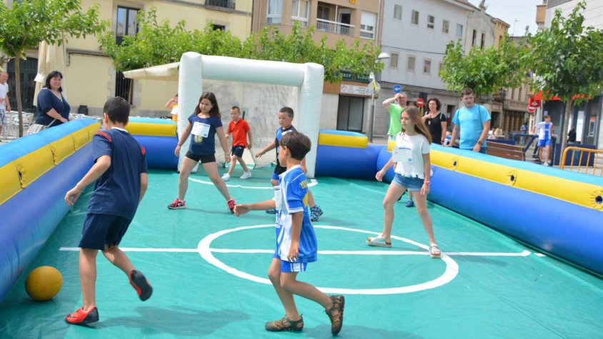 Diverses mostres dels esports practicats en la jornada de diumenge