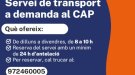 Cassà de la Selva impulsa un nou servei de transport a demanda al CAP adreçat a la gent gran