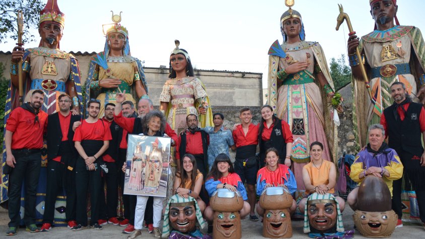 Els gegants de Cassà enguany fan 60 anys