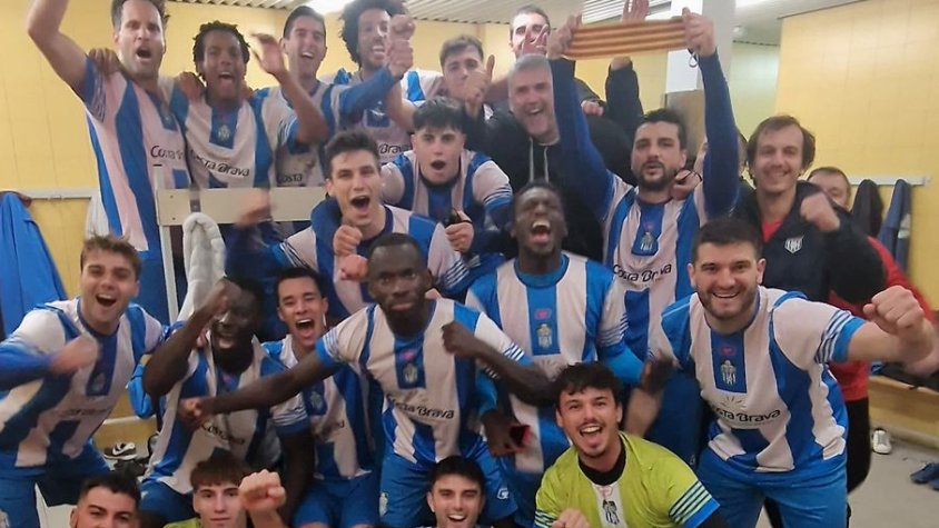 Celebració de l'equip de 3a catalana