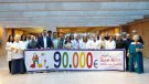 Amics Joan Petit Nens amb Càncer fa una donació de 90.000 euros al VHIR