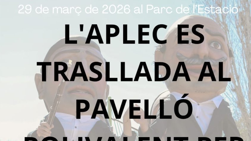 L'aplec de la sardana es trasllada al pavelló polivalent