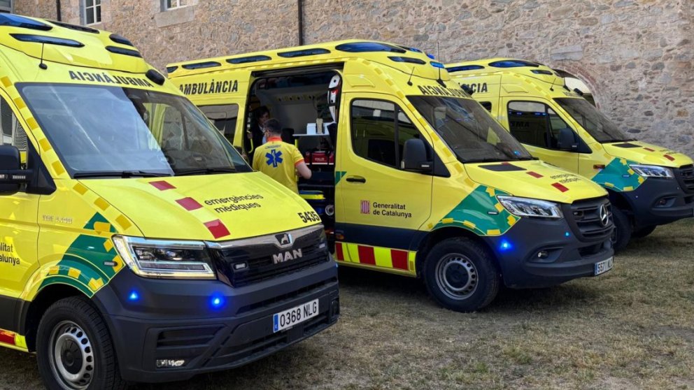 Cassà estrena una de les noves ambulàncies incorporades a la regió sanitària de Girona